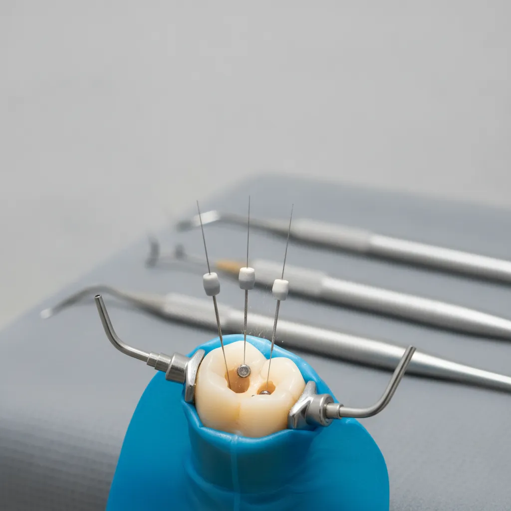 Traitement endodontique sous microscope opératoire par Dr. Benbrahim à Rabat Agdal